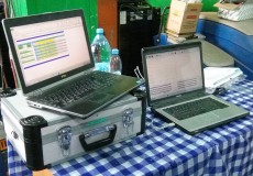 Ноутбук с ПО и чемоданчик с BMS-датчиками